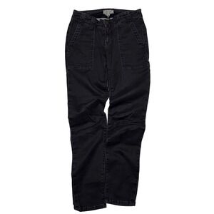 Current/Elliott The Combat Stiletto Matte Black Skinny Cargo Jeans 24‎ Military